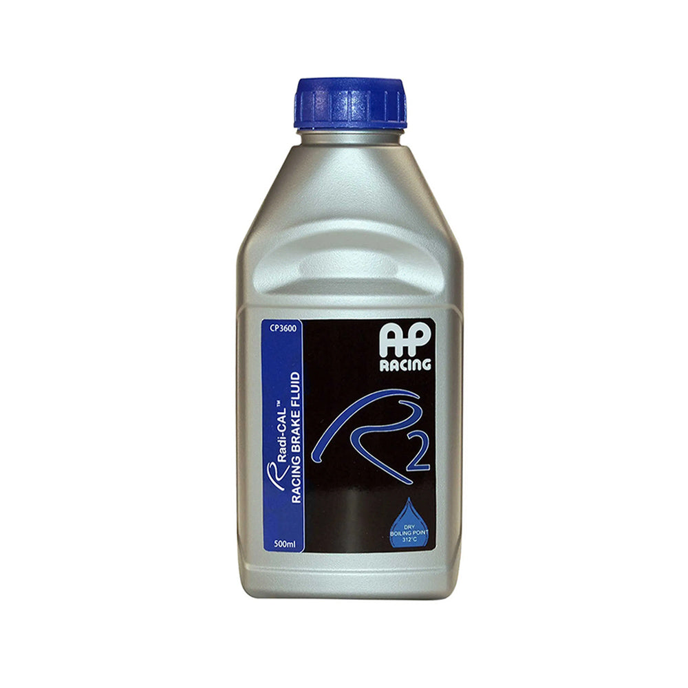 AP Racing Radi-CAL R2 500ml bottle AP Racing Radi-CAL R2 brake fluid 500ml silver bottle with blue cap