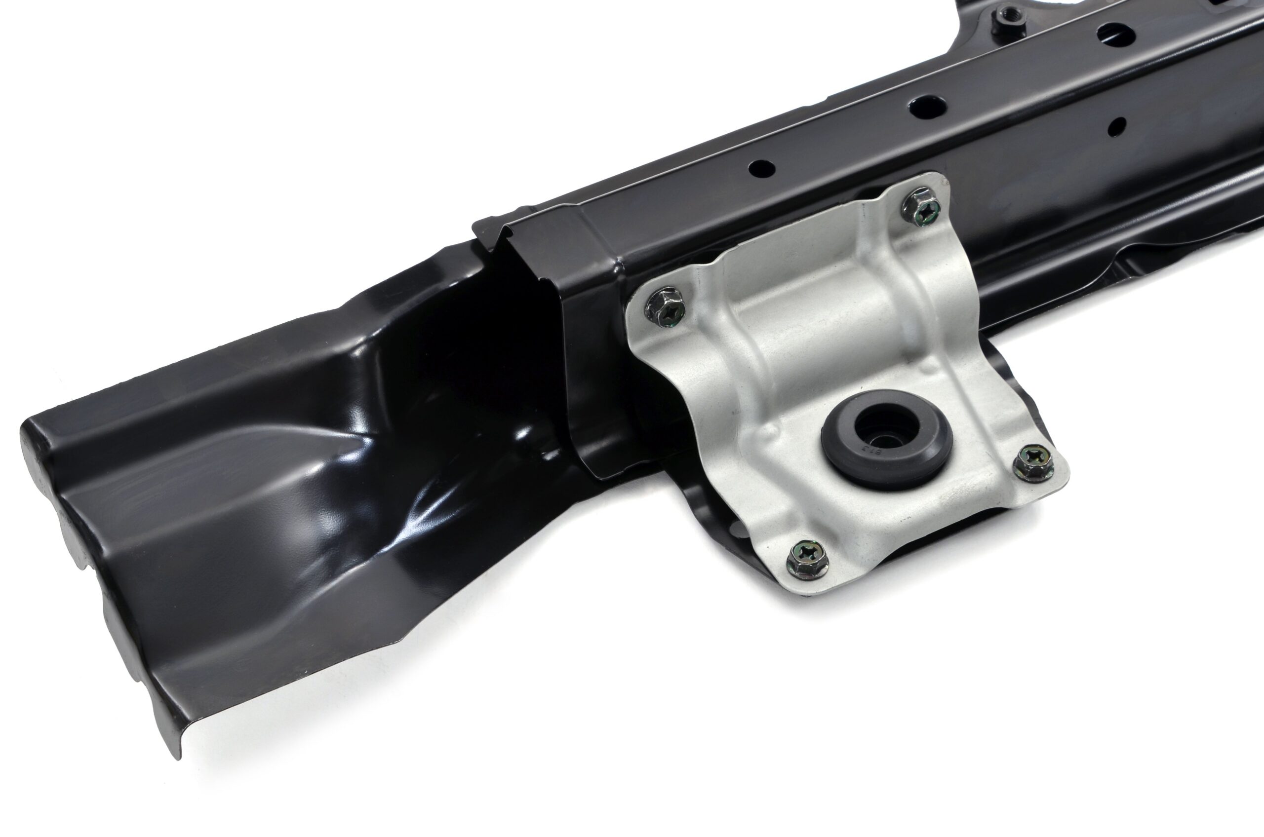 SBO2286 supplier view 3 Subaru radiator support panel bracket and mounting bobbin detail