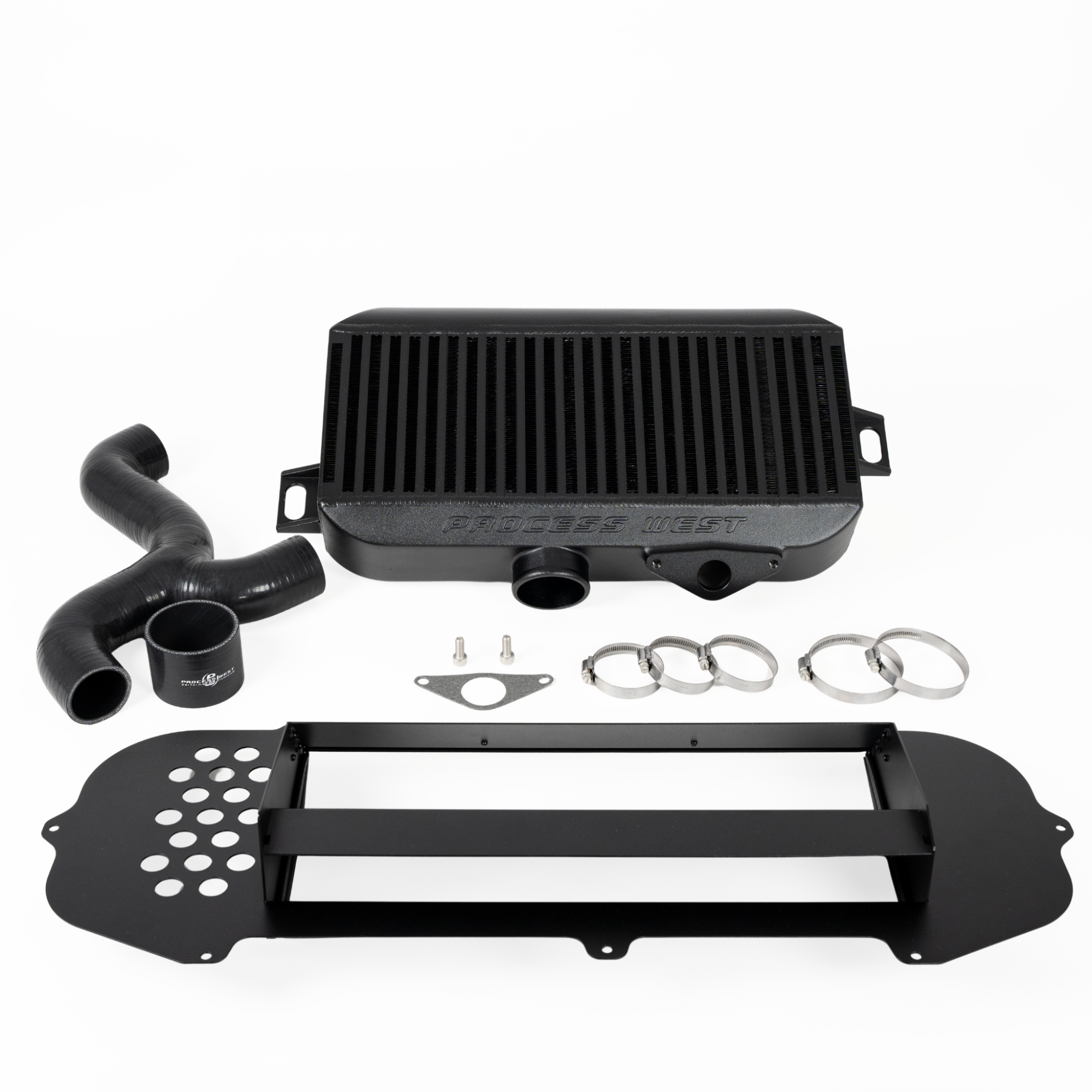 PWTMIC04B black top-mount intercooler kit, manufacturer overview PWTMIC04B black top-mount intercooler kit, manufacturer overview