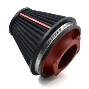 RCM2304-induction-kit.jpg RCM red induction kit with filter and air flow meter adapter