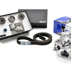 Tomei timing-belt kit with tensioner, idler bearings and Aisin three-port water pump for Impreza V5–V7