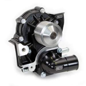 RCM Black Series water pump and billet thermostat housing