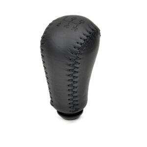 Genuine Subaru WRX 5-speed black-stitched leather gear knob SBO816