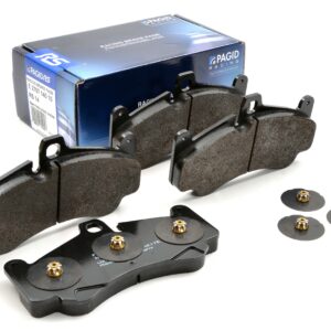 Pagid RS14 front pad set with anti-rattle kit components