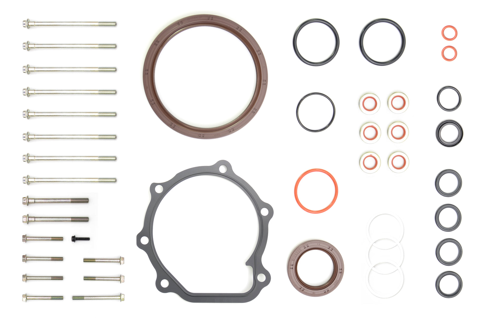 SEN1246 – supplier view 1 SEN1246 complete block rebuild kit, bolts and sealing components overview
