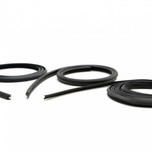 RCM rear quarter-window rubber seal profiles; supplied quantity selected separately