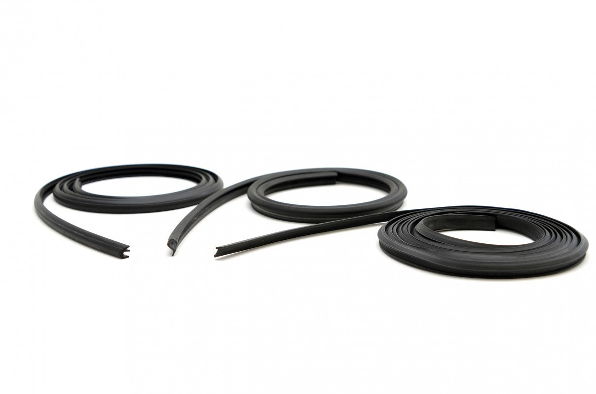 RCM two-door Impreza rear quarter-window seal profiles RCM rear quarter-window rubber seal profiles; supplied quantity selected separately