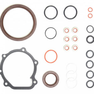 Short-block seal components – face-on view Subaru EJ short-block seal components, face-on view