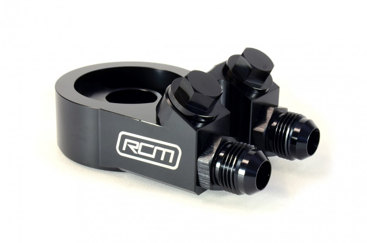 e1f35e5b10.jpg SPE849 Black Series dual-port angled thermostatic oil sandwich plate, front view